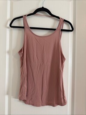 Women's Dusty Rose Tank Top - Classic Scoop Neck